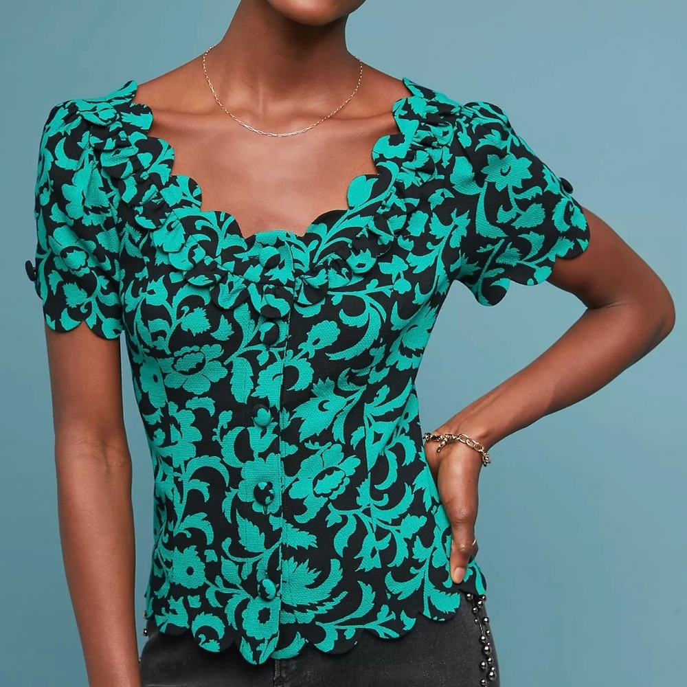 Anthropologie Maeve Aseey Blouse